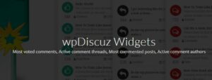 WpDiscuz – Widgets