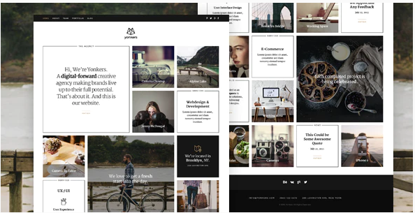 Yonkers Trendy Portfolio Joomla Template