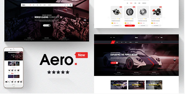 Aero Car Accessories Responsive Opencart theme