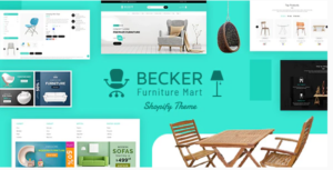 Becker Furniture shop Electronics Shopify Theme
