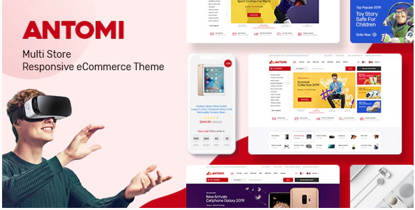 Antomi Multipurpose Theme for WooCommerce WordPress