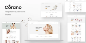 Corano Jewellery OpenCart Theme Page Builder Layouts