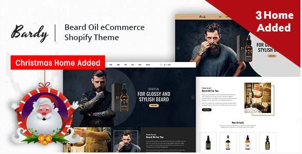 Bardy Beard Oil Shopify Theme 1