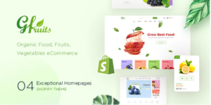 GFruits – Food eCommerce Shopify Theme 1