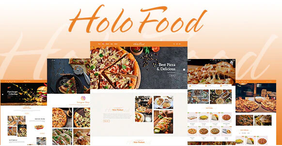 HoloFood Fast Food Restaurant Shopify Theme