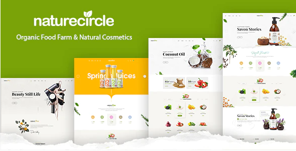 NatureCircle Organic Responsive OpenCart Theme 1