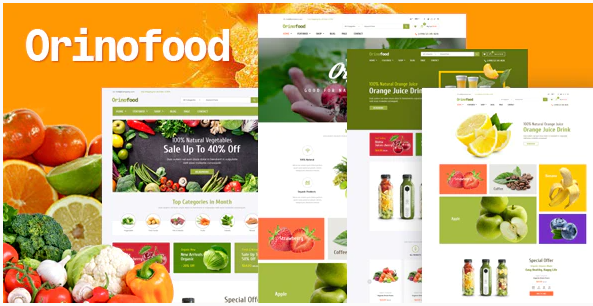 Orinofood Organic Opencart Theme