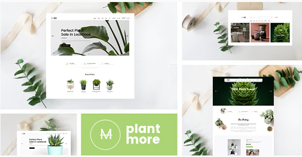 Plantmore OpenCart Theme Included Color Swatches