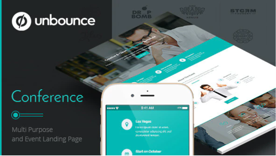 Conference Unbounce Landing Page