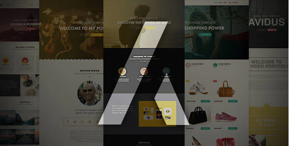 Avidus Multipurpose Muse Template for Creatives Agencies