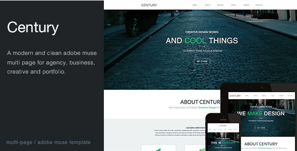 Century Agency Multi Page Muse Template