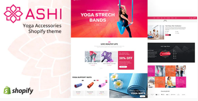 Ashi Yoga Pilates Fitness Shopify Theme