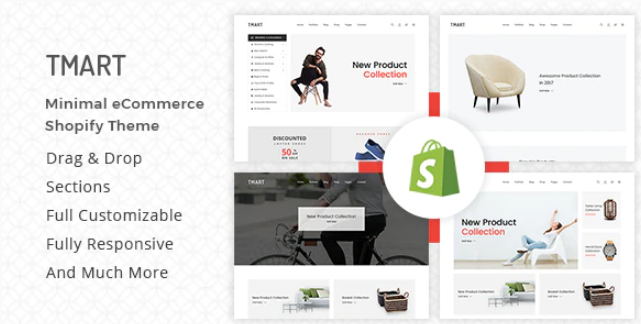 Tmart Minimalist Shopify Theme