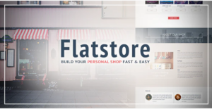 Flatstore eCommerce Muse Template for Online Shop
