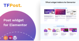 TfPost Post widget Addons for Elementor