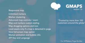 GMAPS for WPBakery Page Builder Visual Composer