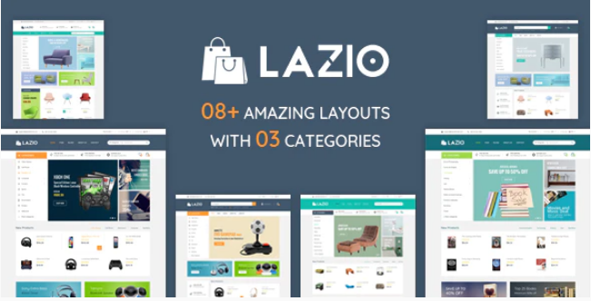 Lazio Multipurpose Responsive Prestashop 1.6 1.7 Theme