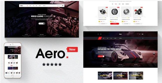 Aero Car Accessories Responsive Prestashop 1.7 Theme