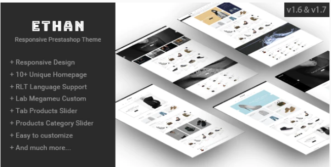 Ethan Responsive Prestashop 1.6 1.7 Theme