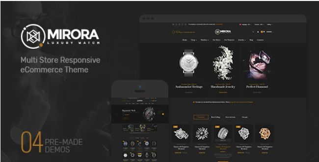 Mirora Watch Luxury Store PrestaShop Theme