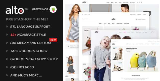 Alto Responsive Prestashop Theme