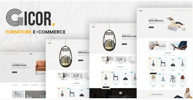 Gicor Furniture Responsive Prestashop Theme