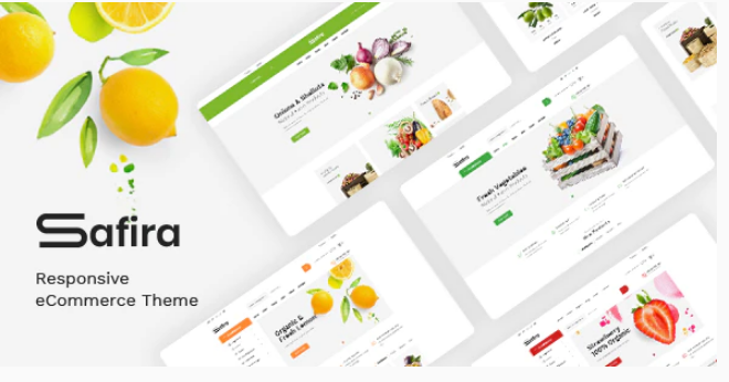 Safira Food Organic Responsive Prestashop Theme