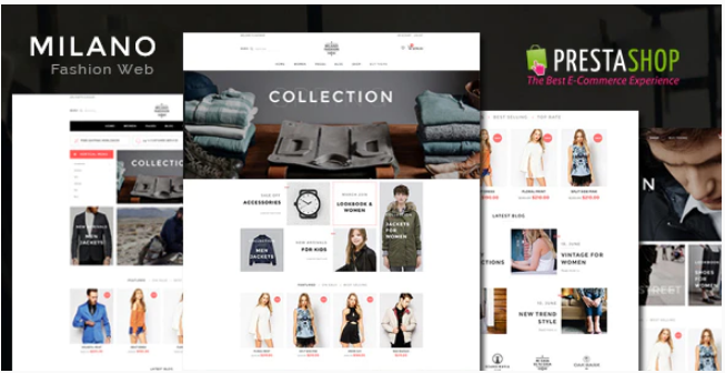 Milano Responsive Prestashop 1.7 1.6 Theme