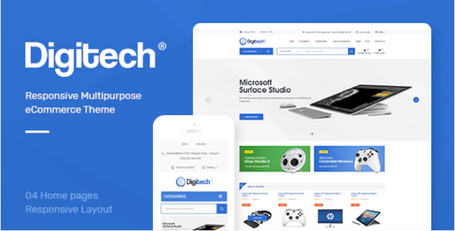 Digitech Responsive Prestashop Theme