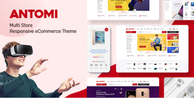 Antomi Multipurpose Responsive Prestashop Theme