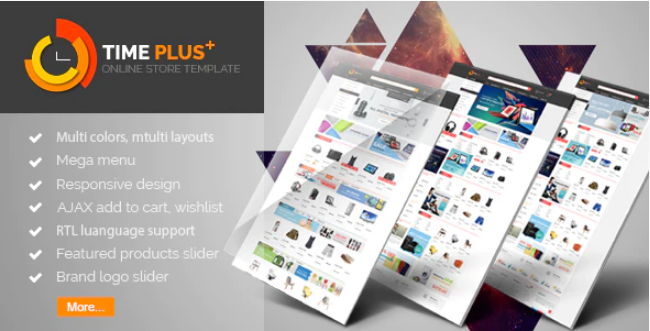 TimePlus Mega Store Responsive Prestashop Theme