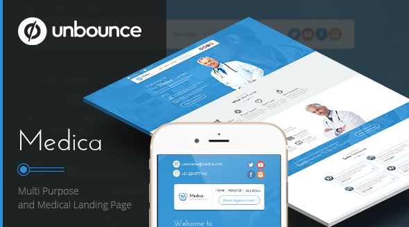 Medica Unbounce Medical Landing Page