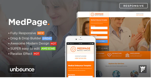 MedPage Medical Unbounce Template