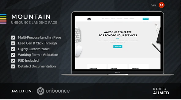 Mountain Marketing Unbounce Template