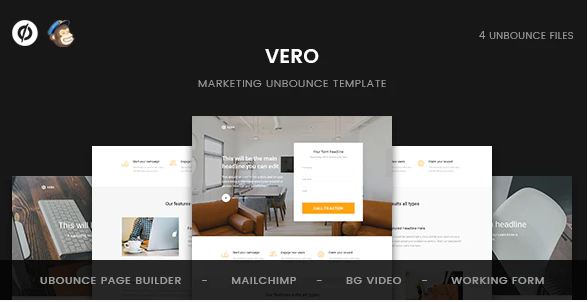 Vero Marketing Unbounce Template