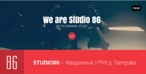 86Studio Multi Skin One Page HTML Template