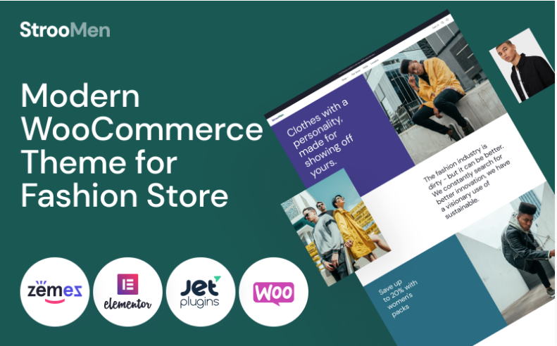 StrooMen Mens Fashion eCommerce Store WooCommerce Theme