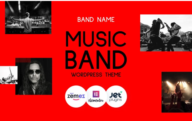 Freebone Wordpress Music Band WordPress Theme