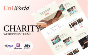 UniWorld Donations Charity WordPress Theme