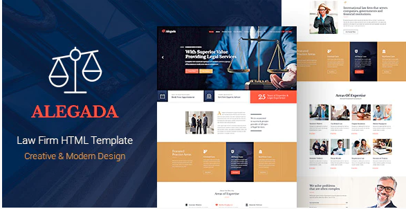 Alegada Law HTML Template