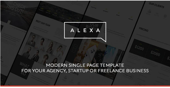 Alexa Creative Single Page Template