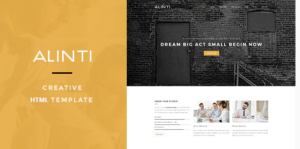 Alinti Minimal HTML Portfolio