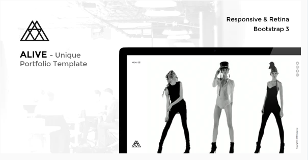 ALIVE Portfolio for Creatives Agency