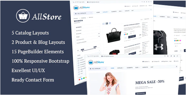 AllStore MultiConcept eCommerce Shop Template