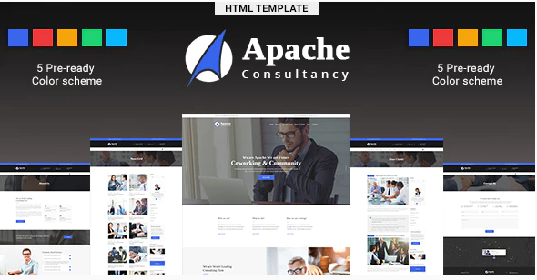 Apache Business Consulting HTML Template