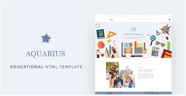 Aquarius Educational University HTML Template