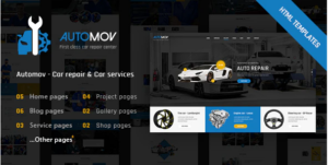 Automov Car Repair Auto Car Services HTML Template