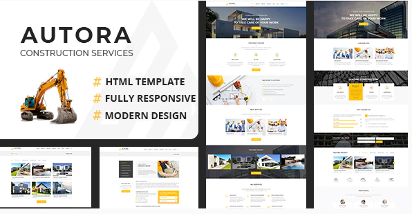 Autora Construction Business HTML Template