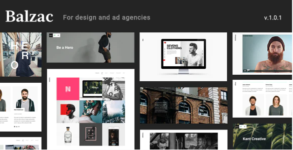 Balzac An Ultra Creative HTML5 Template for Agencies