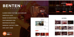 Benten Responsive One Page Portfolio HTML Template